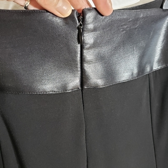 SVETLANA fit and flare black midi skirt SZ 6 - Picture 6 of 8